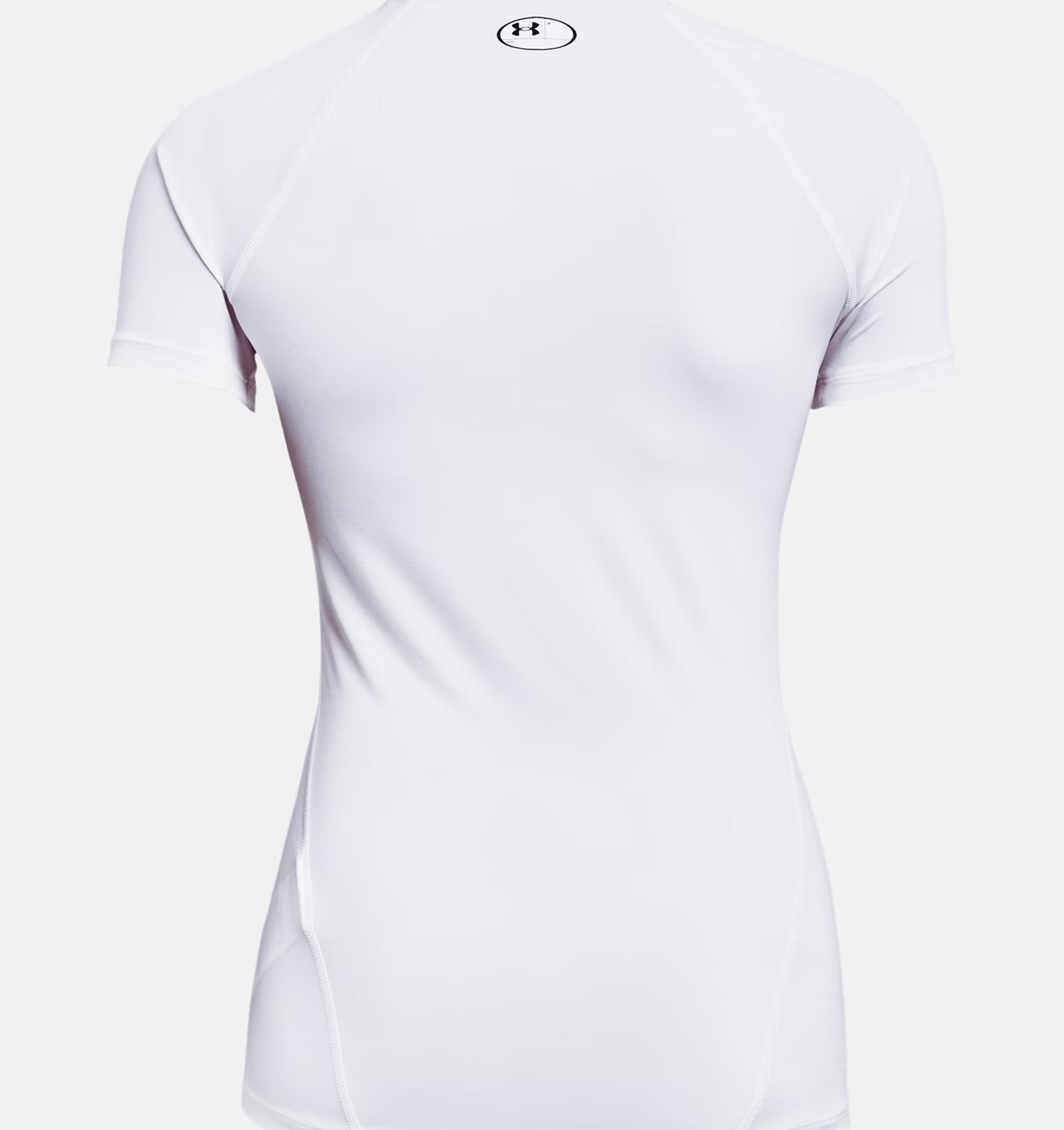 Femme - Compression UA manches courtes blanc